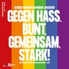 CSD Motto 2020: Gegen Hass. Bunt. Gemeinsam. Stark!